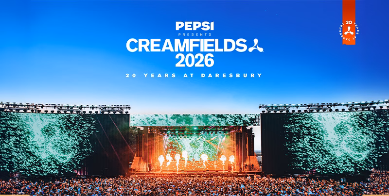 Official coach travel to Creamfields with Big Green Coach
