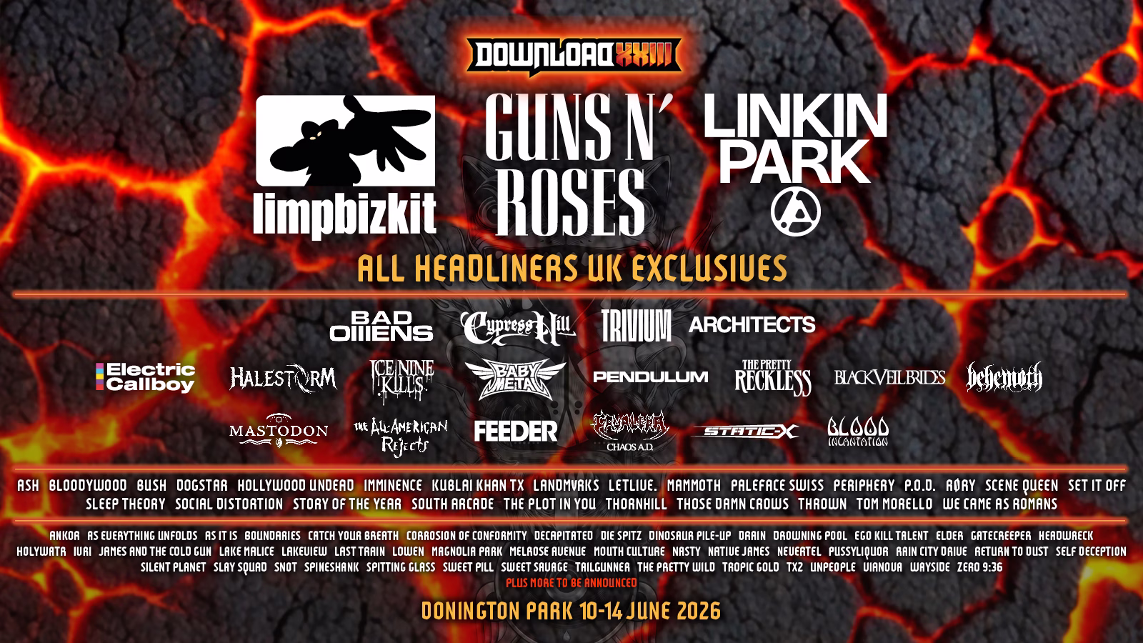 Download festival 2026 lineup